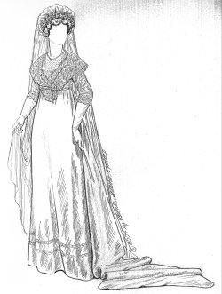 [1910's gown]