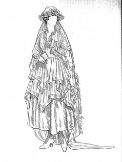 [1910's gown]