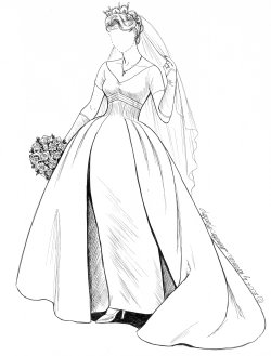 [1950's gown]