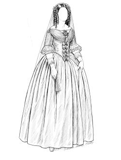 [gown from 1840]