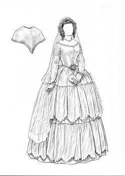 [1840 gown]
