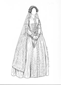 [1840 gown]