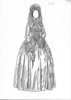[1840 gown]