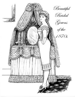 [1870's bride in her bloomers]