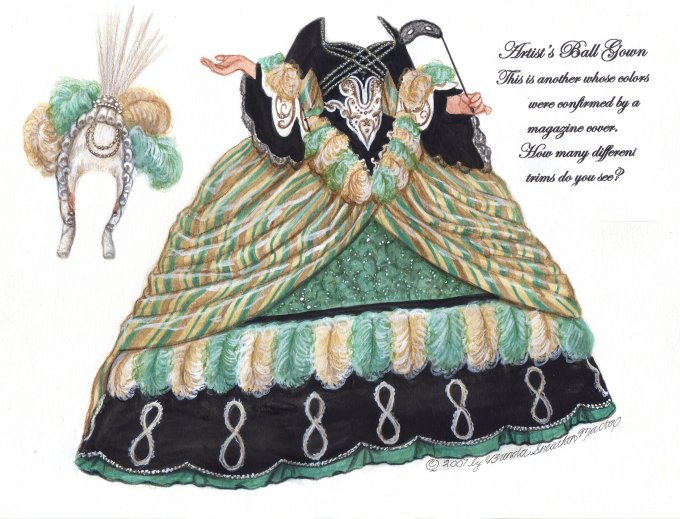 [Artist's ball gown, Norma Shearer as Marie Antoinette]