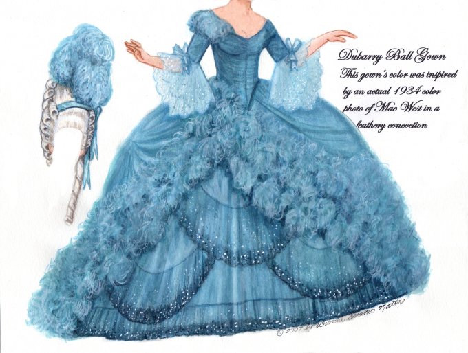 [Dubarry ball gown, Norma Shearer as Marie Antoinette]